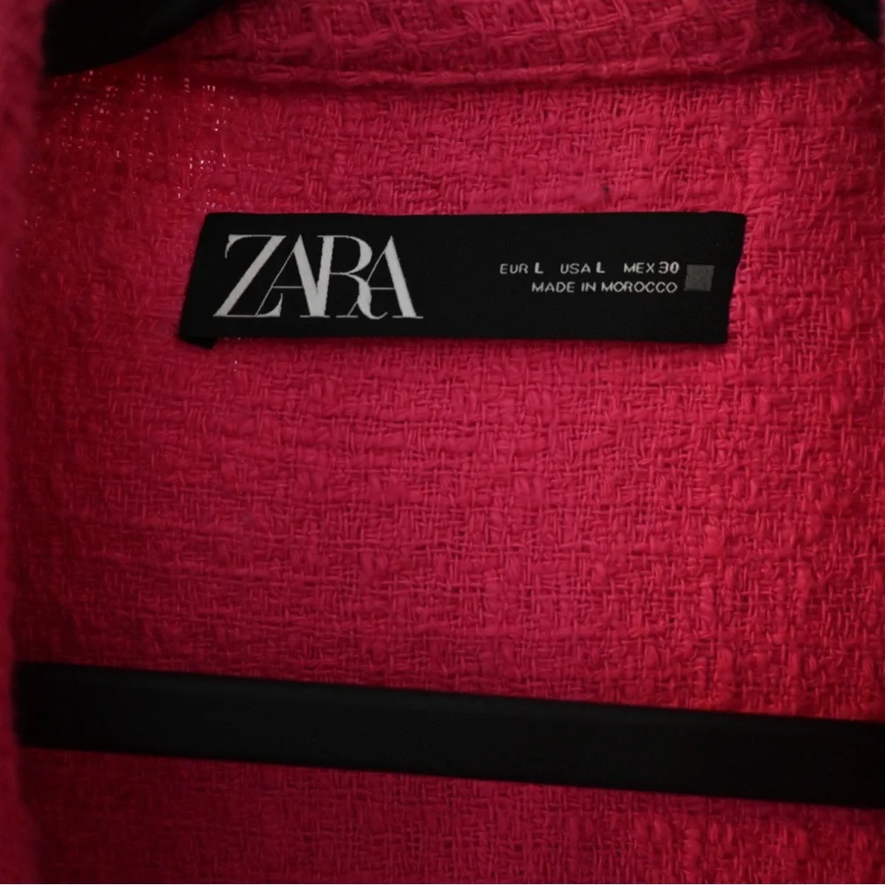 Zara Vibrant Pink Women's Blazer - Picture 6 of 9